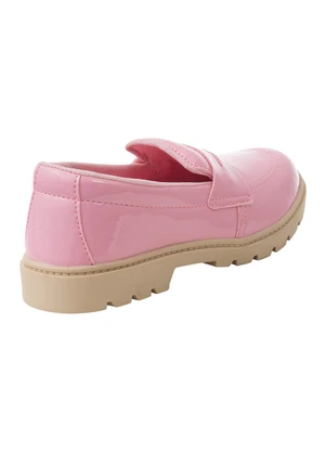 Perfecta - Mocassim Infantil Rosa em Verniz - PERFECTA