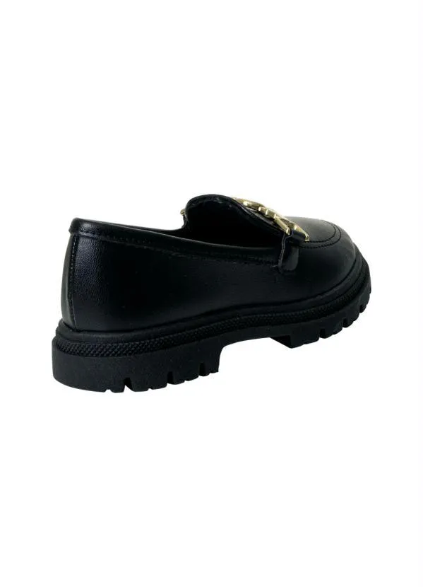 Molekinha - Mocassim Molekinha Preta em Sintético 2