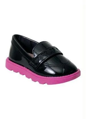 Mocassim Molekinha (Preto) em Verniz - MOLEKINHA