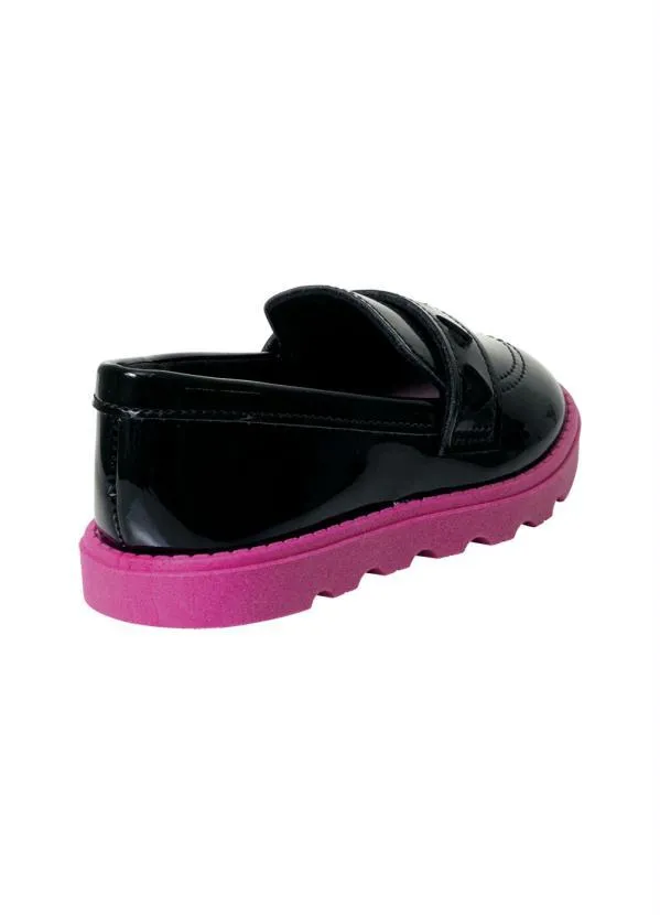 Molekinha - Mocassim Molekinha Preto em Verniz 2