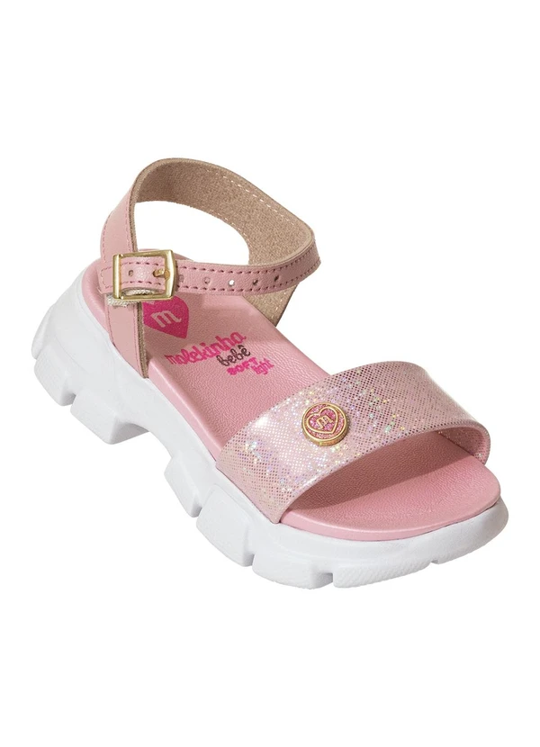 Molekinha - Sandália Molekinha Rosa em Sintético