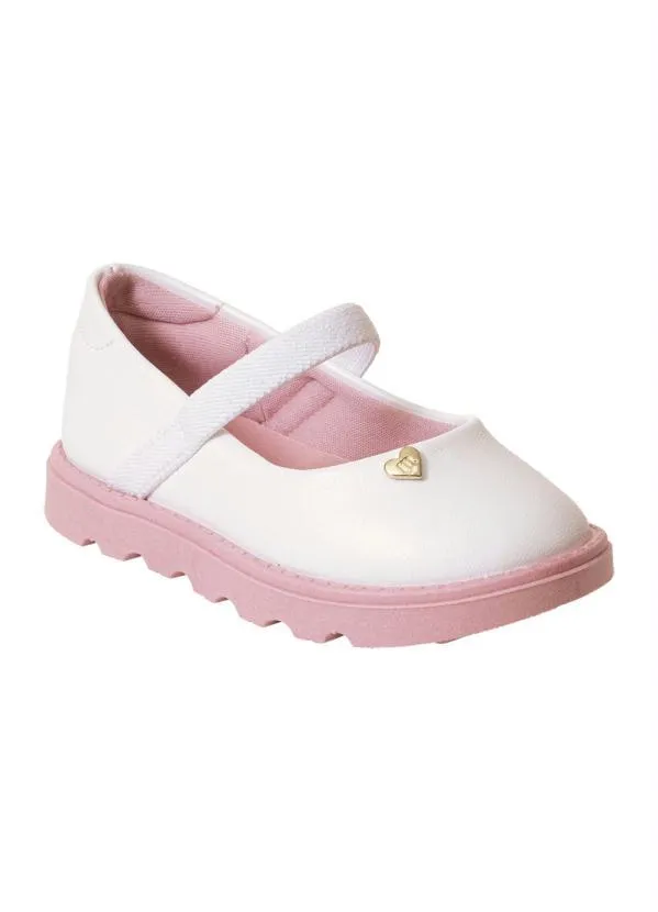 Molekinha - Sapatilha Molekinha Branca em Sintético