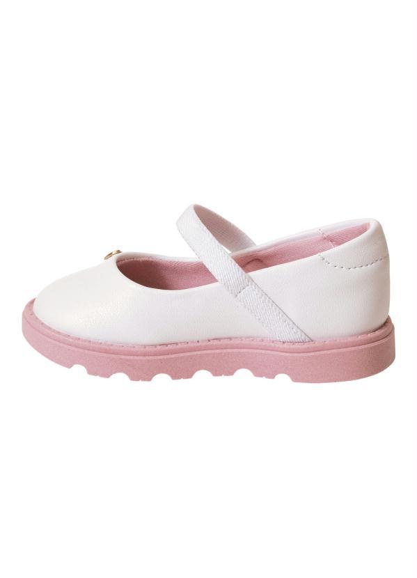 Molekinha - Sapatilha Molekinha Branca em Sintético 3