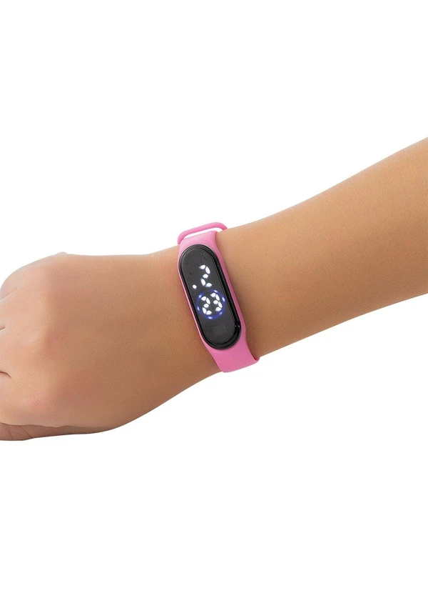 Perfecta - Kit Infantil Rosa Tênis+Chinelo+Relógio 7