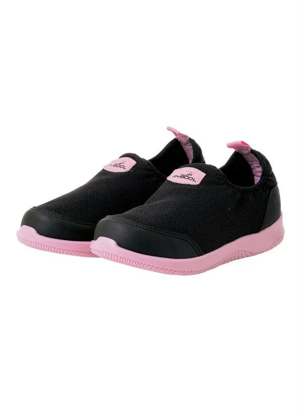 Perfecta - Kit Infantil Tênis+Mochila+Estojo Preto e Rosa 5