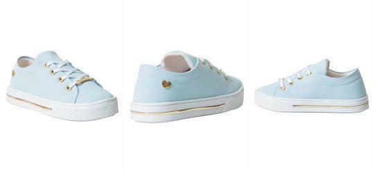 Tnis Infantil Azul com Detalhe de Gliter