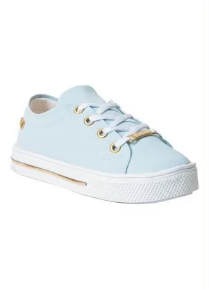 Perfecta - Tênis Infantil Azul com Detalhe de Gliter - PERFECTA