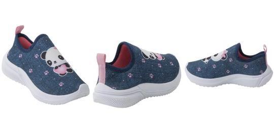 Tnis Infantil Azul em Tecido