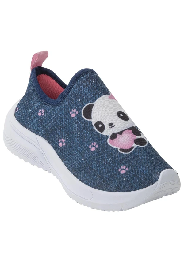 Perfecta - Tênis Infantil Azul em Tecido