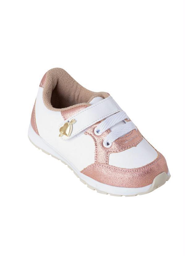 Perfecta - Tênis Infantil Branco com Velcro
