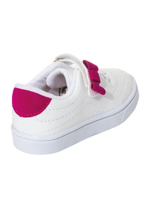 Perfecta - Tênis Infantil Branco com Velcro - PERFECTA