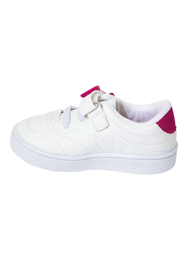 Perfecta - Tênis Infantil Branco com Velcro 3