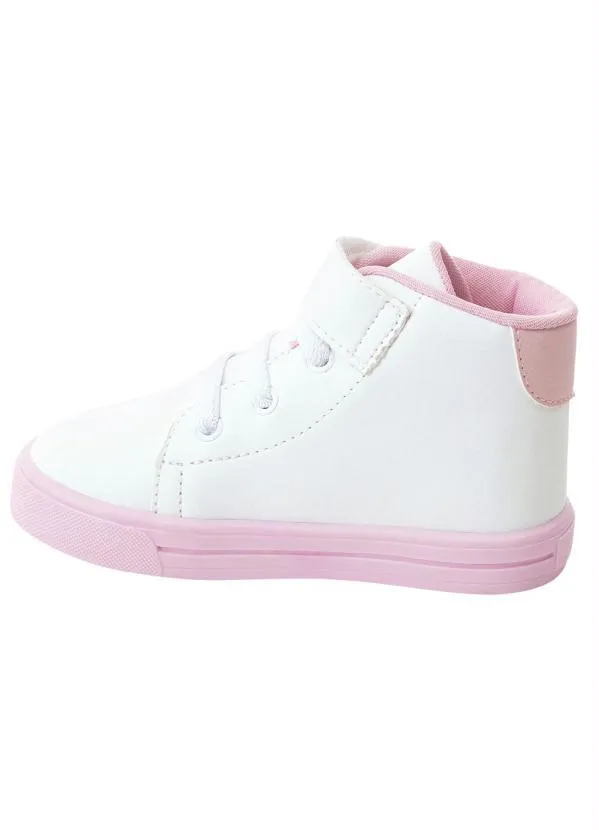 Perfecta - Tênis Infantil Hello Kitty Branco com Cano Médio 3