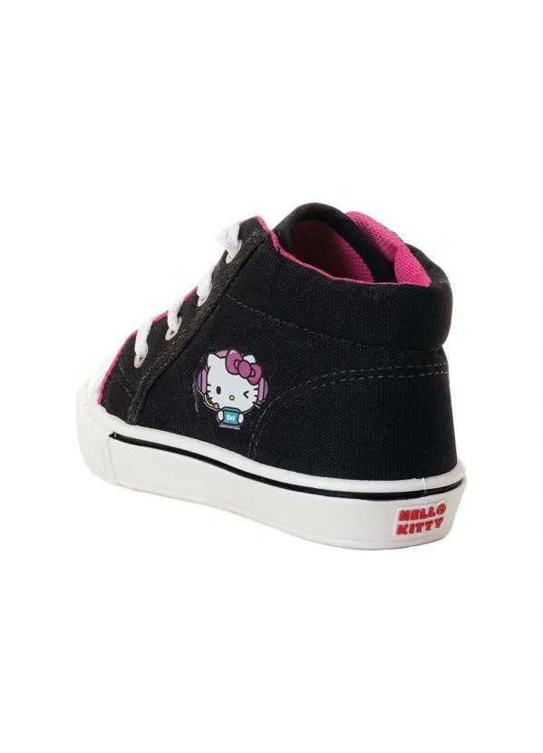 Perfecta - Tênis Infantil Hello Kitty Preto em Tecido 2
