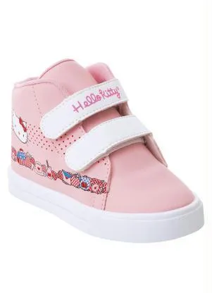 Perfecta - Tênis Infantil Hello Kitty Rosa com Velcro Duplo - PERFECTA
