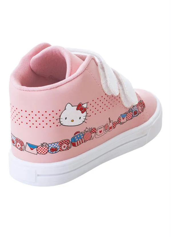 Perfecta - Tênis Infantil Hello Kitty Rosa com Velcro Duplo 2