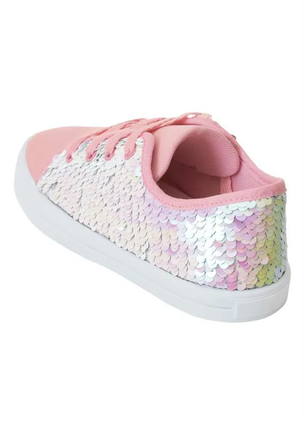 Perfecta - Tênis Infantil Isadora Rosa com Lantejolas 2