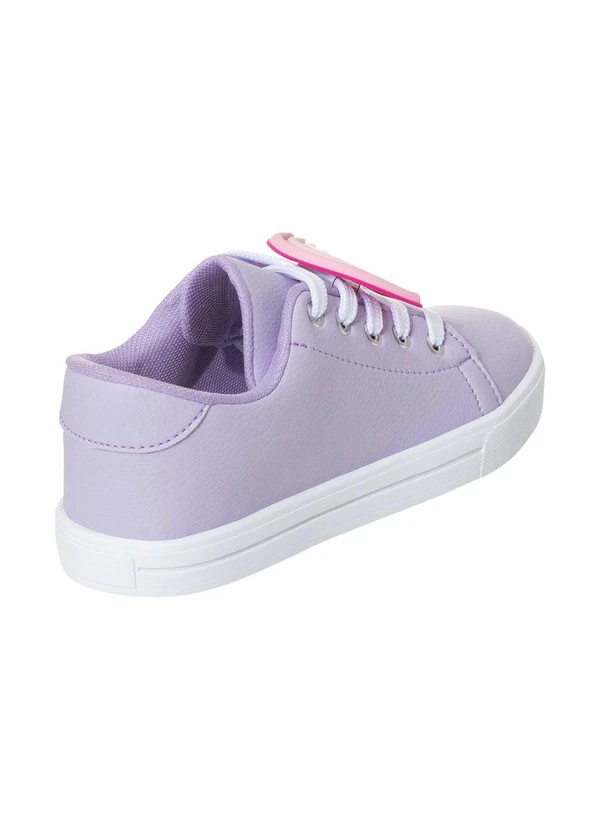 Perfecta - Tênis Infantil Lilás com Adereço no Cadarço 2