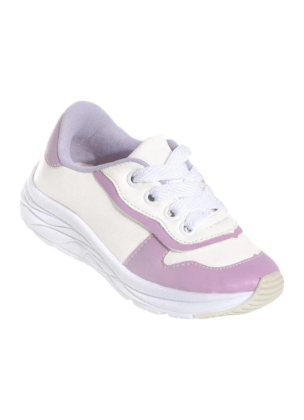 Perfecta - Tênis Infantil Lilás em Sintético