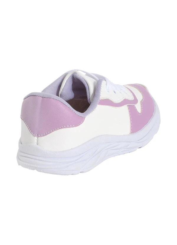 Perfecta - Tênis Infantil Lilás em Sintético 2