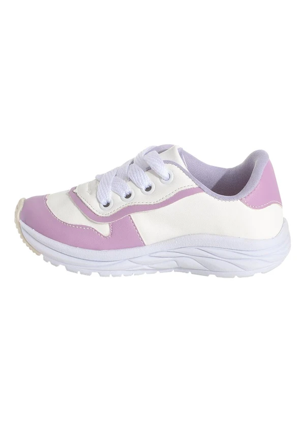 Perfecta - Tênis Infantil Lilás em Sintético 3