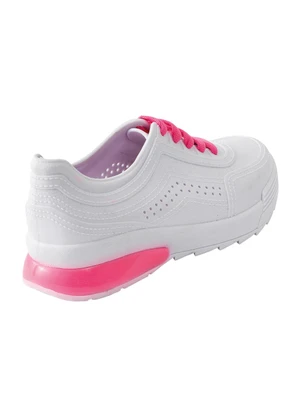 Perfecta - Tênis Infantil Menina Branco em Pvc - PERFECTA