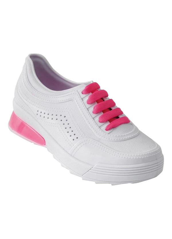 Perfecta - Tênis Infantil Menina Branco em Pvc