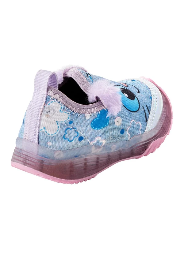 Perfecta - Tênis Infantil Menina Jeans com Luzinha 2