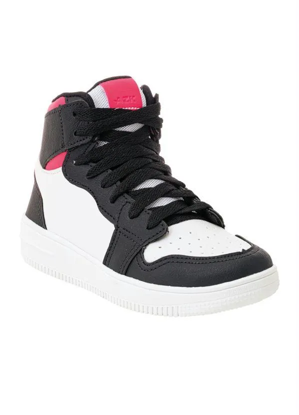 Perfecta - Tênis Infantil Menina Pink Cano Médio