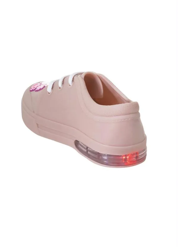 Perfecta - Tênis Infantil Nude com Luz de Led 4