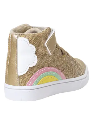 Perfecta - Tênis Infantil Ouro com Velcro - PERFECTA