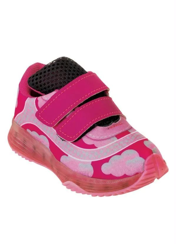 Perfecta - Tênis Infantil Pink com Luz de Led