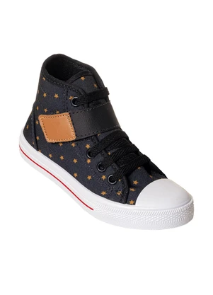 Perfecta - Tênis Infantil Preto com Detalhe de Velcro - PERFECTA