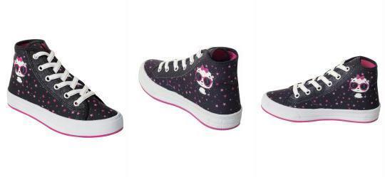 T�nis Infantil Preto com Estampa