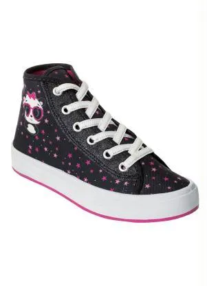 Perfecta - Tênis Infantil Preto com Estampa - PERFECTA