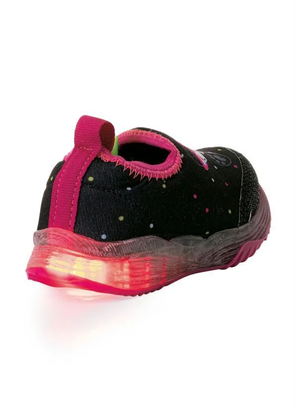Perfecta - Tênis Infantil Preto com Luzinha 3