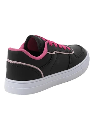 Perfecta - Tênis Infantil Preto em Sintético - PERFECTA