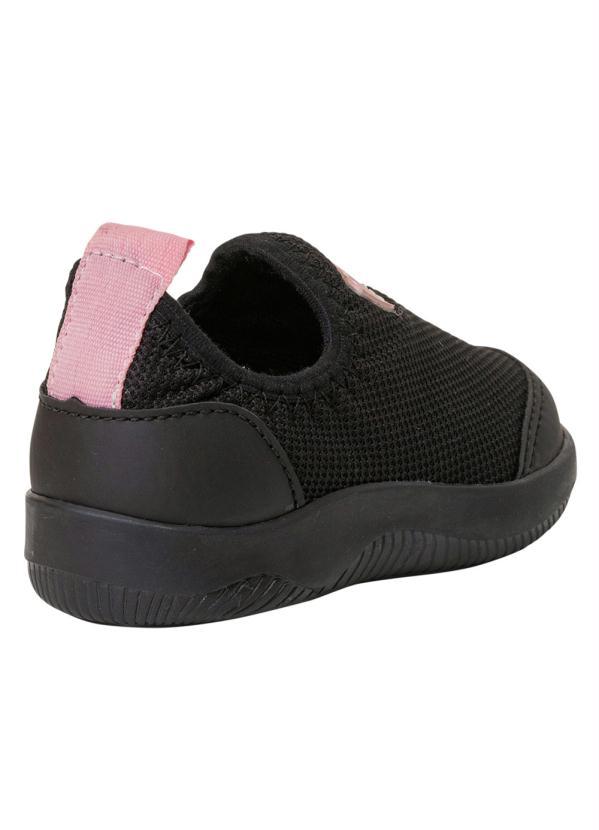 Perfecta - Tênis Infantil Preto em Tecido 2