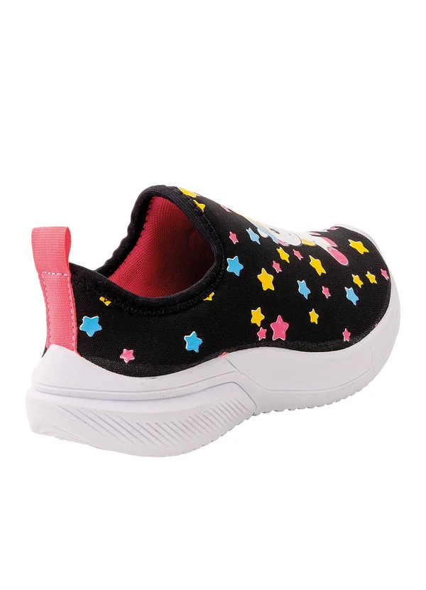 Perfecta - Tênis Infantil Preto em Tecido 2