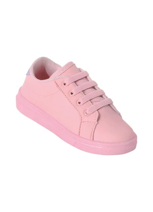 Perfecta - Tênis Infantil Rosa com Cadarço em Elástico - PERFECTA