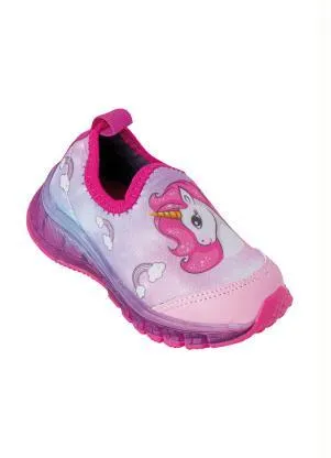 Perfecta - Tênis Infantil Rosa com Luz - PERFECTA
