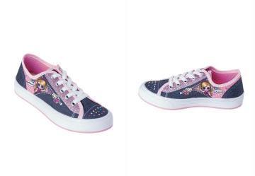 T�nis Infantil Rosa com Strass