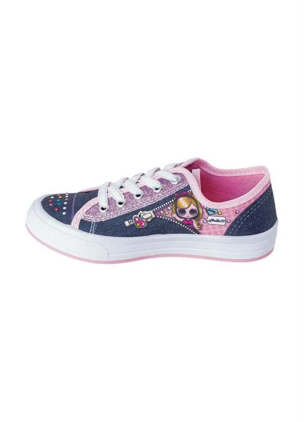Perfecta - Tênis Infantil Rosa com Strass 2