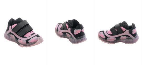 T�nis Infantil Rosa com Velcro Duplo