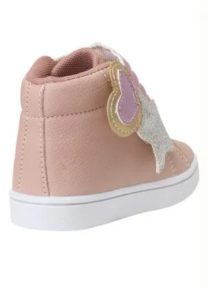 Perfecta - Tênis Infantil Rosa com Velcro - PERFECTA