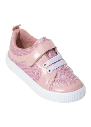Perfecta - Tênis Infantil Rosa com Velcro - PERFECTA