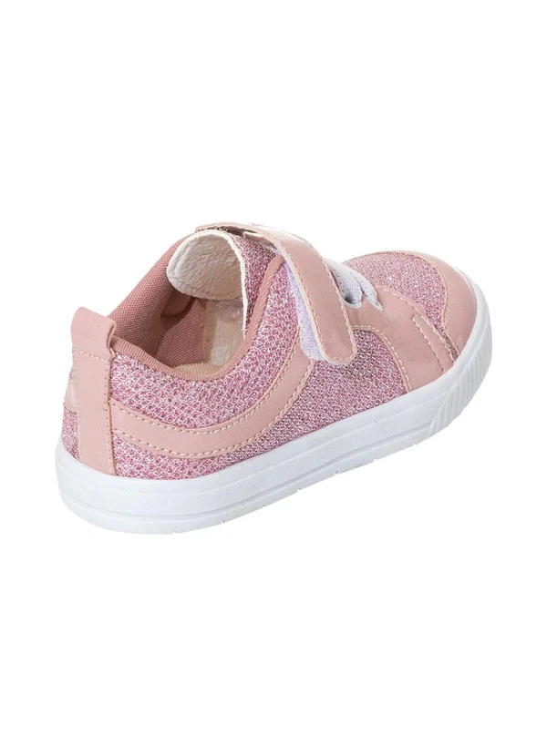 Perfecta - Tênis Infantil Rosa com Velcro 2