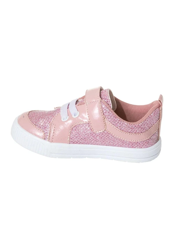 Perfecta - Tênis Infantil Rosa com Velcro 3