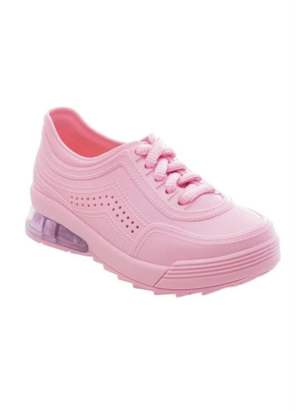 Perfecta - Tênis Infantil Rosa em Pvc
