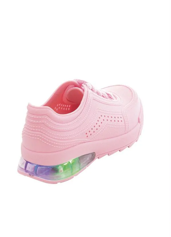Perfecta - Tênis Infantil Rosa em Pvc 2